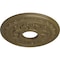 Ekena Millwork Baltimore Ceiling Medallion (Canopies up to 5 1/2"), 15 3/8"OD x 4 1/4"ID x 1 1/2"P, Mississippi Mud CM15BAMMF - alternate 3